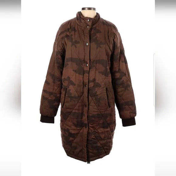 Anthropologie Marrakech Quilted Camo Jacket - Picture 6 of 10